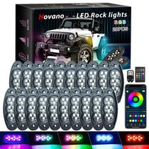 Luzes de Pedras Hovano 20 Módulos RGB à Prova d'Água Controle por App Luzes de Pedras Hovano 20 Módulos RGB à Prova d'Água Controle por App