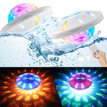 Luzes de piscina flutuantes BOXPSII 2024 IP68 à prova d'água, pacote com 2 Luzes de piscina flutuantes BOXPSII 2024 IP68 à prova d'água, pacote com 2