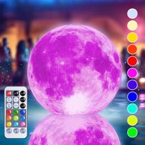 Luzes de piscina flutuantes, TIALLY Full Moon, alimentadas por energia solar (pacote com 4)