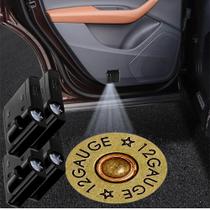 Luzes de porta de carro LMZLJZ Projetores de logotipo LED de calibre 12 4 unidades Luzes de porta de carro LMZLJZ Projetores de logotipo LED de calibre 12 4 unidades