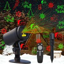 Luzes de Projetor de Natal ATAEFR - À Prova D'Água com 16 Padrões