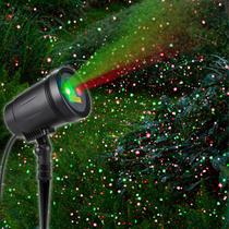 Luzes de projetor de Natal itoeo Outdoor em vermelho e verde