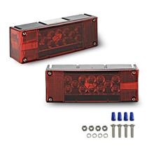 Luzes de reboque Wellmax LED 12V submersíveis impermeáveis