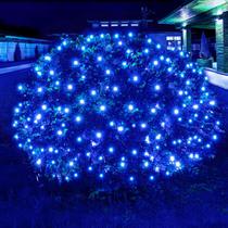 Luzes de rede de Natal LED Dirnun 160 azuis 1,5x2,1 m à prova d'água
