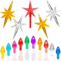 Luzes de reposição de cerâmica para árvores de Natal KonohaElf 117 Bulbs