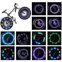 Luzes de roda de bicicleta Rottay Waterproof RGB Ultra Bright 14-LED Luzes de roda de bicicleta Rottay Waterproof RGB Ultra Bright 14-LED