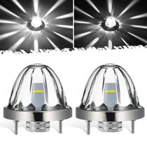 Luzes de rodagem LED Watermelon de vidro Partsam, 2 peças Luzes de rodagem LED Watermelon de vidro Partsam, 2 peças