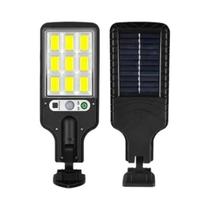 Luzes De Rua LED Solares Externas Com Sensor De Movimento PIR Controle Remoto 3 Modos 12W 18W