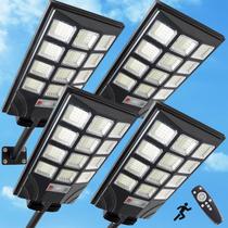 Luzes de rua solares Easebri 600W 15000LM 192 LEDs IP65