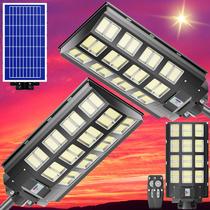 Luzes de rua solares Loyoele 7000W 240000 lúmens, pacote com 2