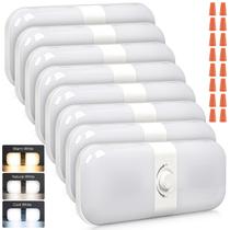 Luzes de RV CT CAPETRONIX Interior 1700LM, 3 cores com interruptor, pacote com 8