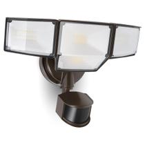 Luzes de segurança LED LUTEC 80W 9000LM com sensor de movimento IP65