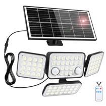 Luzes de segurança solar Aialun 292 LEDs 4 cabeças 8500K - 1 pacote