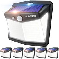 Luzes de sensor de movimento solar CLAONER 128 LED 270 à prova d'água Luzes de sensor de movimento solar CLAONER 128 LED 270 à prova d'água