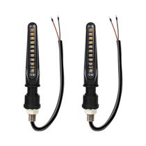 Luzes De Sinalização LED À Prova d'Água Para Motocicletas 12V, Pisca-Pisca Lateral Âmbar, Acessórios
