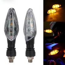 Luzes De Sinalização Para Motocicleta 3LED 2 Peças Luz Traseira Indicadora De Advertência