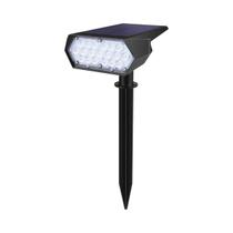 Luzes De Spot Solar RGB Com 19 LEDs, IP65 À Prova d'Água, Brilho Ajustável Para Jardim, Quintal E
