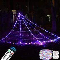 Luzes de Teia de Aranha para Halloween - 5x5m com 260 LEDs