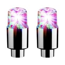 Luzes De Válvula De Roda LED Coloridas Para Motocicletas, Bicicletas E Carros, Tampas De Válvula De Luzes De Válvula De Roda LED Coloridas Para Motocicletas, Bicicletas E Carros, Tampas De Válvula De