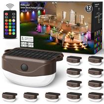 Luzes de vedação solares Hicotet 15 cores com controle remoto IP67