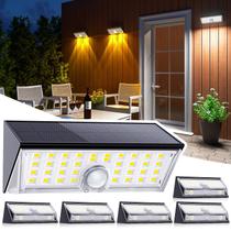 Luzes de vedação solares JSOT Waterproof IP65 38LED, pacote com 6