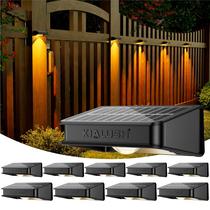 Luzes de vedação solares KIALUSH, pacote de 10, 35 lm, 9 cores, 3 modos, IP65