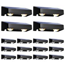 Luzes de vedação solares SOLPEX 9 cores à prova d'água IP65 (pacote com 16)