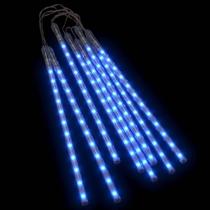 Luzes decorativas vidaXL Meteor Shower Blue LED 192 LEDs