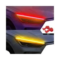 Luzes DRL de LED Flexíveis para Carro (2 Unidades) - À Prova D'Água - Branco e Vermelho