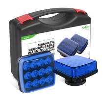 Luzes estroboscópicas recarregáveis magnéticas azuis Agrieyes de 6" 12-24V Luzes estroboscópicas recarregáveis magnéticas azuis Agrieyes de 6" 12-24V