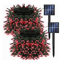Luzes externas de corda solar de Natal Dazzle Bright 400LED