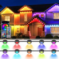 Luzes externas Geodurn 150FT Waterproof LED String Lights Luzes externas Geodurn 150FT Waterproof LED String Lights