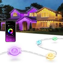 Luzes externas Nexillumi 300 pés RGB com controle remoto IP67