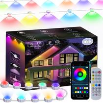 Luzes externas permanentes Honche Multicolor 34m 72 LEDs Luzes externas permanentes Honche Multicolor 34m 72 LEDs