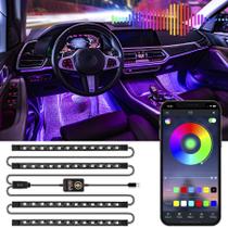 Luzes Interiores LED LivTee Smart RGB - 2 Linhas com Porta USB