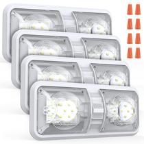 Luzes LED Aaleds RV Interior 12V 8W 1000LM branco natural, pacote com 4 Luzes LED Aaleds RV Interior 12V 8W 1000LM branco natural, pacote com 4