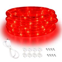Luzes LED Areful Red, 16 pés, luzes de corda, impermeáveis, interiores e exteriores