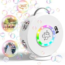 Luzes LED automáticas Bubble Machine Weilim para crianças