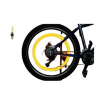 Luzes LED Com Sensor De Movimento Para Bicicleta, 2 Peças Com Baterias Para Acessórios De Válvula De Luzes LED Com Sensor De Movimento Para Bicicleta, 2 Peças Com Baterias Para Acessórios De Válvula De