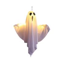 Luzes LED De Fantasma Para Halloween, Decoração Suspensa Para Interiores E Exteriores, Adereços De Luzes LED De Fantasma Para Halloween, Decoração Suspensa Para Interiores E Exteriores, Adereços De
