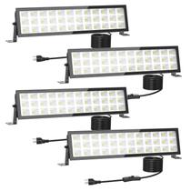 Luzes LED de loja Onforu, pacote com 4 unidades, 90 W, 10.000 lm, 6500K, IP66, à prova d'água Luzes LED de loja Onforu, pacote com 4 unidades, 90 W, 10.000 lm, 6500K, IP66, à prova d'água