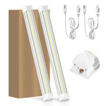 Luzes LED de loja ONLYLUX 1,5 pés 25W 6000K Iluminação de garagem (pacote com 2)