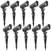 Luzes LED de paisagem E ENERGETIC 12V 4W Warm White, pacote com 10