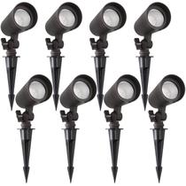Luzes LED de paisagem E ENERGETIC 3W 3000K-5000K, pacote com 8 Luzes LED de paisagem E ENERGETIC 3W 3000K-5000K, pacote com 8