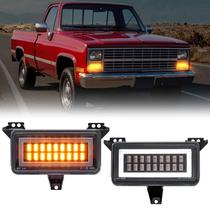 Luzes LED de Seta DRL SHINEFIT para Caminhões 83-91 Luzes LED de Seta DRL SHINEFIT para Caminhões 83-91