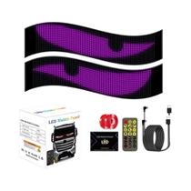 Luzes LED Devil Eye Para Motocicleta 16x32 Painel De Pixels Programável Com Controle Remoto Pelo App
