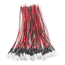 Luzes LED EDGELEC 5 mm RGB com flash lento 12 V (50 unidades)