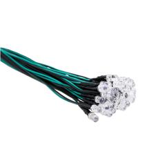 Luzes LED EDGELEC 5 mm verdes piscando 12 V (pacote com 30)