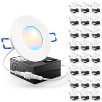 Luzes LED embutidas Sunco Lighting 3" 500LM 8W reguláveis