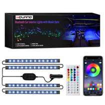 Luzes LED para carro Hovano App Control Smart Interior RGB 48 LEDs Luzes LED para carro Hovano App Control Smart Interior RGB 48 LEDs